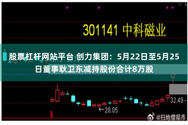 股票杠杆网站平台 创力集团：5月22日至5月25日董事耿卫东减持股份合计8万股
