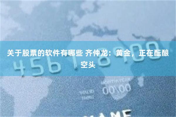 关于股票的软件有哪些 齐仲龙：黄金，正在酝酿空头